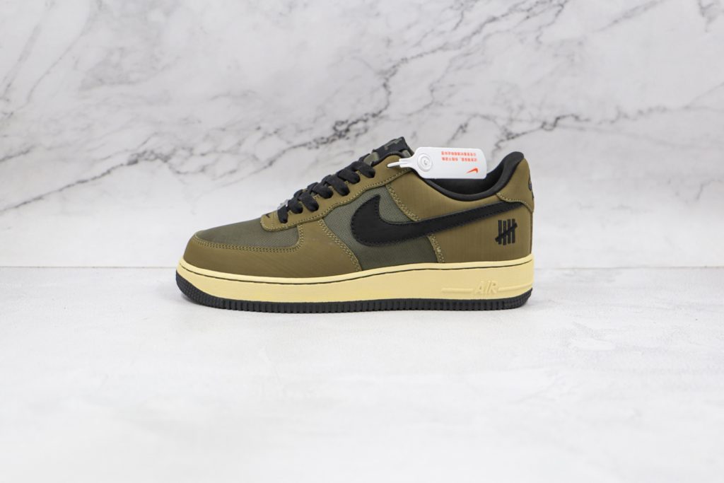 耐克undefeatedxnikeairforce1ballistic纯原版本五道杠联名空军一号