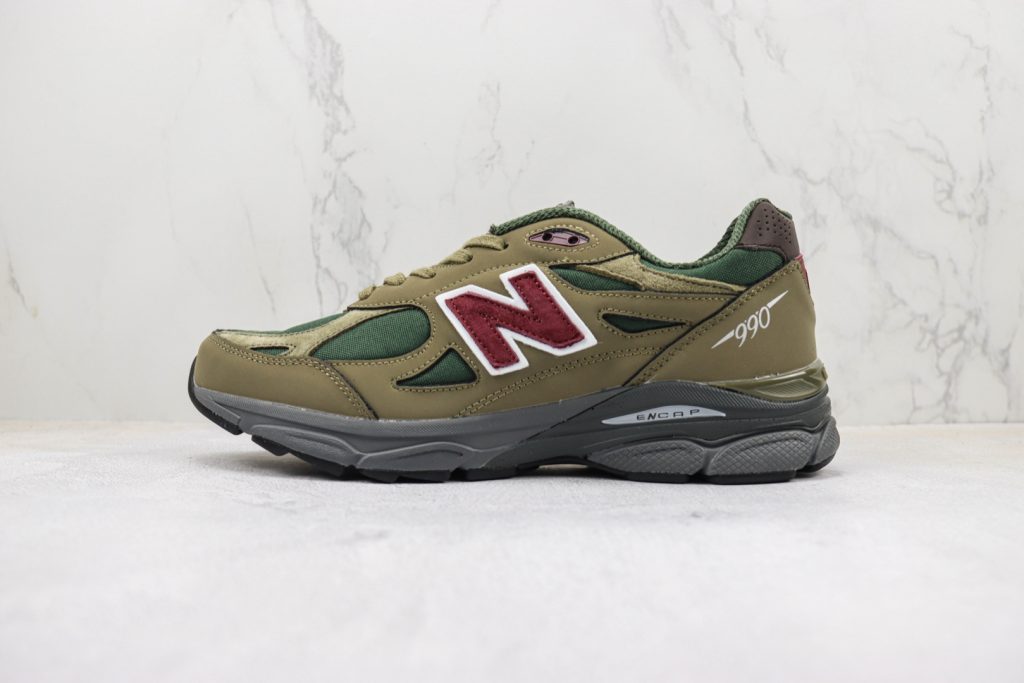 新百伦New Balance 990V3纯原版本美产NB990V3军绿色复古老爹鞋莆田