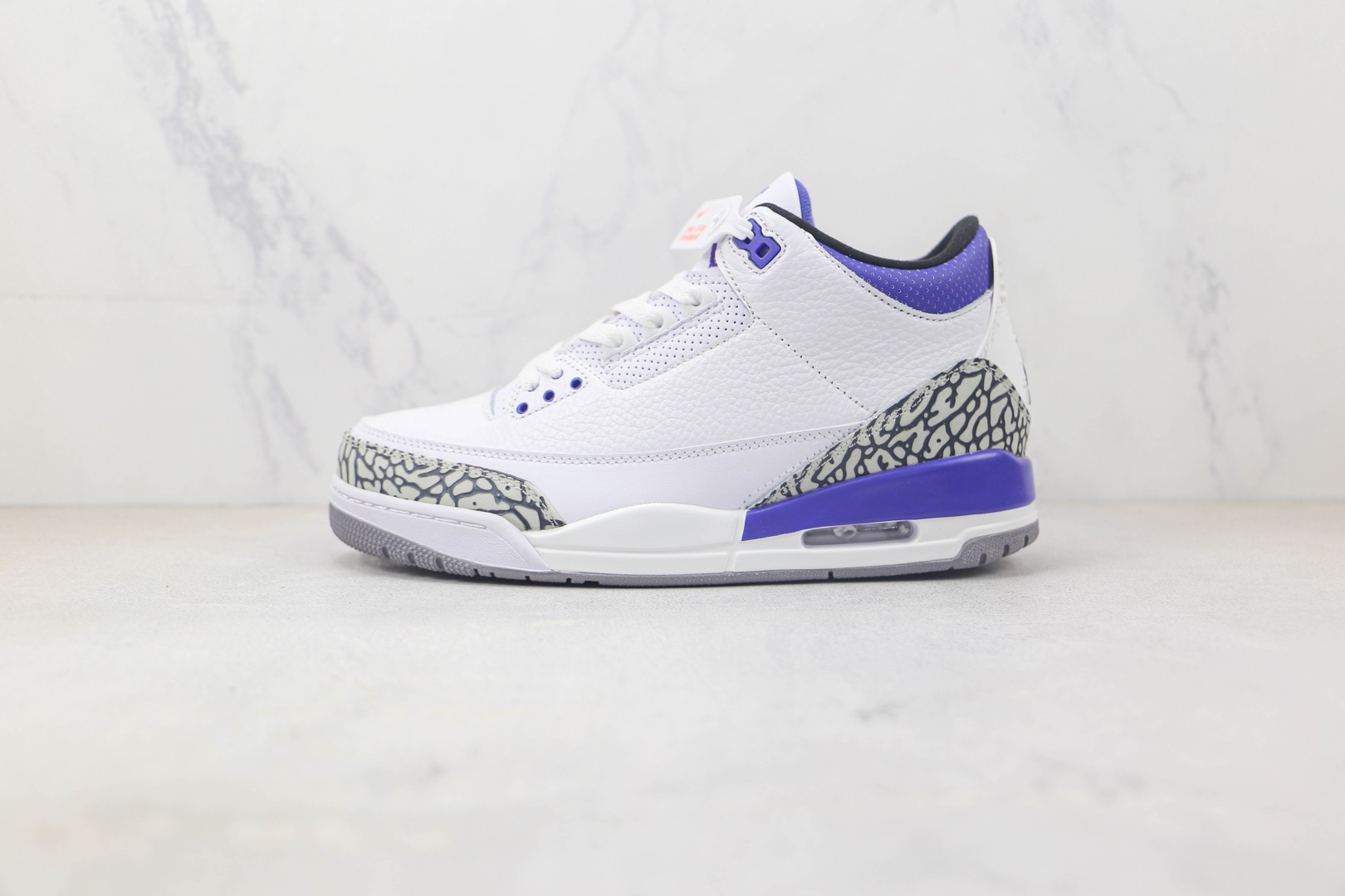 乔丹air jordan 3 retro纯原版本白蓝色aj3篮球鞋 莆田aj工厂 货号 ct