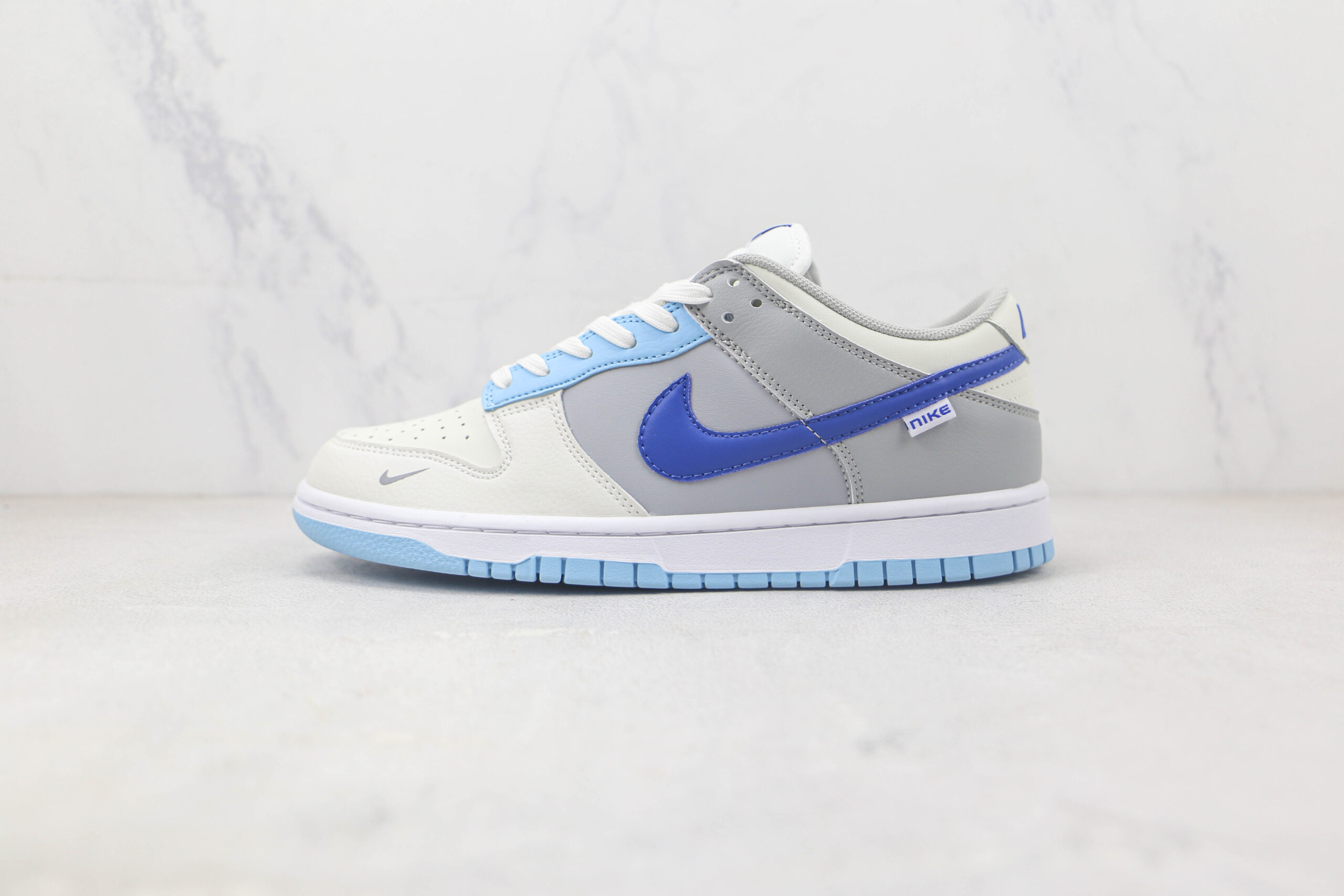 耐克nike sb dunk low dunk纯原版本低帮sb dunk灰白蓝拼接板鞋 耐克